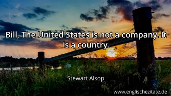 Englisches Zitat von Stewart Alsop als Bild
