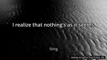 Englisches Zitat von Sting als Bild