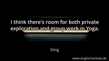 Englisches Zitat von Sting als Bild