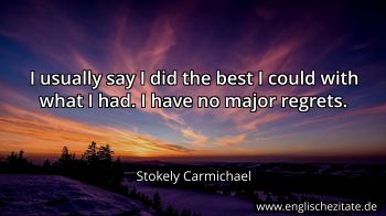 Englisches Zitat von Stokely Carmichael als Bild