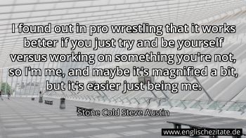 Englisches Zitat von Stone Cold Steve Austin als Bild