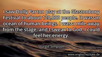 Englisches Zitat von Sturgill Simpson als Bild