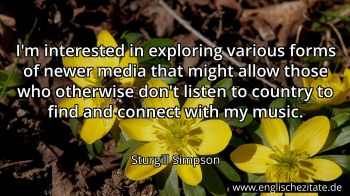 Englisches Zitat von Sturgill Simpson als Bild