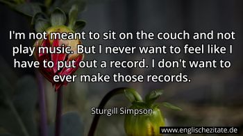 Englisches Zitat von Sturgill Simpson als Bild