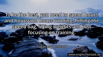Englisches Zitat von Sugar Ray Leonard als Bild