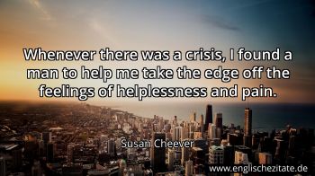 Englisches Zitat von Susan Cheever als Bild