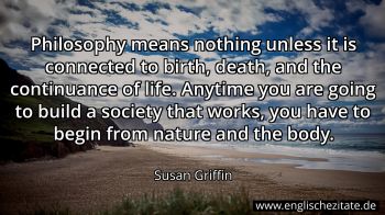 Englisches Zitat von Susan Griffin als Bild