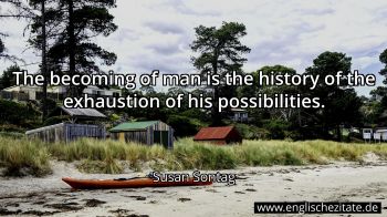 Englisches Zitat von Susan Sontag als Bild