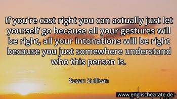 Englisches Zitat von Susan Sullivan als Bild