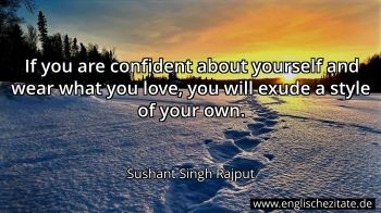 Englisches Zitat von Sushant Singh Rajput als Bild