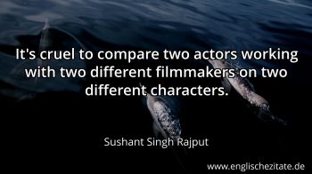Englisches Zitat von Sushant Singh Rajput als Bild