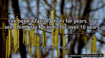 Englisches Zitat von Sushant Singh Rajput als Bild