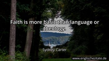 Englisches Zitat von Sydney Carter als Bild