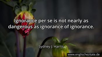 Englisches Zitat von Sydney J. Harris als Bild