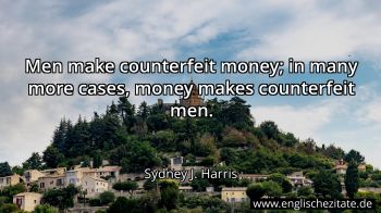 Englisches Zitat von Sydney J. Harris als Bild