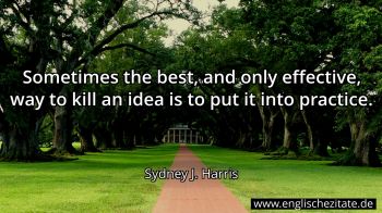 Englisches Zitat von Sydney J. Harris als Bild