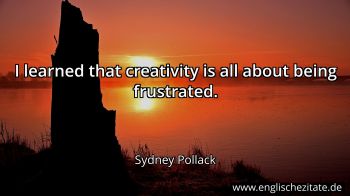 Englisches Zitat von Sydney Pollack als Bild
