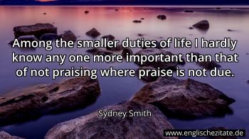 Englisches Zitat von Sydney Smith als Bild
