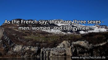 Englisches Zitat von Sydney Smith als Bild