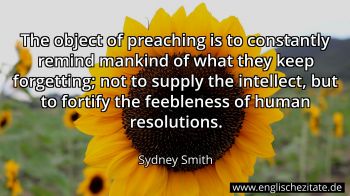 Englisches Zitat von Sydney Smith als Bild