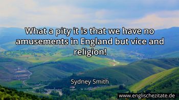 Englisches Zitat von Sydney Smith als Bild