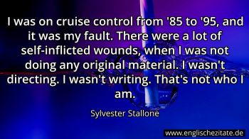 Englisches Zitat von Sylvester Stallone als Bild