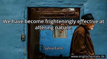 Englisches Zitat von Sylvia Earle als Bild