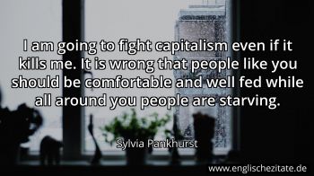 Englisches Zitat von Sylvia Pankhurst als Bild