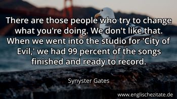 Englisches Zitat von Synyster Gates als Bild
