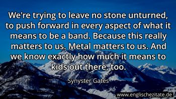 Englisches Zitat von Synyster Gates als Bild