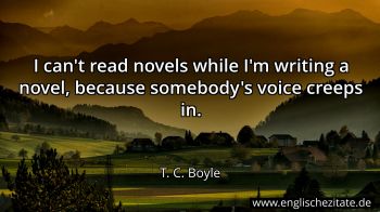 Englisches Zitat von T. C. Boyle als Bild