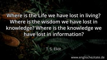 Englisches Zitat von T. S. Eliot als Bild