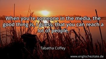 Englisches Zitat von Tabatha Coffey als Bild