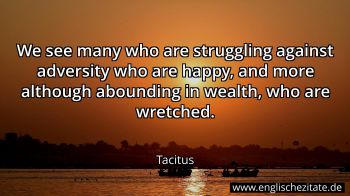 Englisches Zitat von Tacitus als Bild