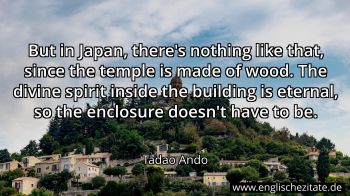 Englisches Zitat von Tadao Ando als Bild