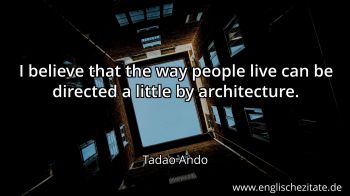 Englisches Zitat von Tadao Ando als Bild