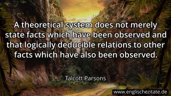 Englisches Zitat von Talcott Parsons als Bild