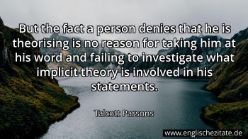Englisches Zitat von Talcott Parsons als Bild