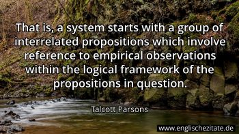 Englisches Zitat von Talcott Parsons als Bild