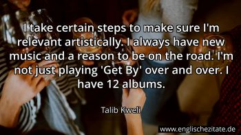 Englisches Zitat von Talib Kweli als Bild