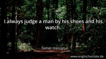 Englisches Zitat von Tamer Hassan als Bild
