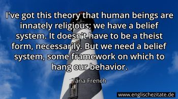 Englisches Zitat von Tana French als Bild