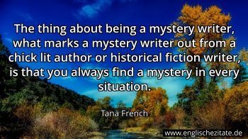 Englisches Zitat von Tana French als Bild