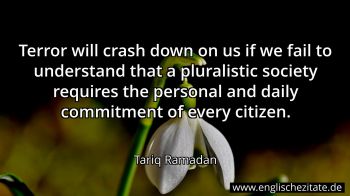 Englisches Zitat von Tariq Ramadan als Bild