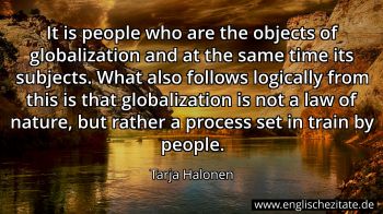 Englisches Zitat von Tarja Halonen als Bild