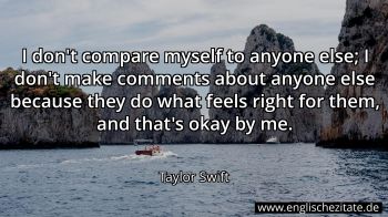 Englisches Zitat von Taylor Swift als Bild