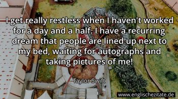 Englisches Zitat von Taylor Swift als Bild
