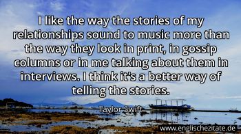 Englisches Zitat von Taylor Swift als Bild