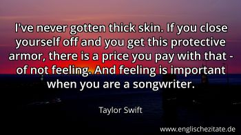 Englisches Zitat von Taylor Swift als Bild