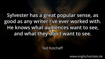 Englisches Zitat von Ted Kotcheff als Bild
